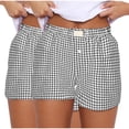 thumbnail image 2 of Shorts pour Femmes, Femmes Mignon Confortable Taille Élastique Bas Nouvelle Mode Imprimé Décontracté Short, 2 of 5
