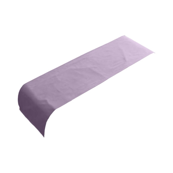 Tuscom Solid Bed Runner 70.9x17.7 Inch Soft Polyester Bed Scarf Protector Cover for Hotel Bedroom Twin Full Size Purple