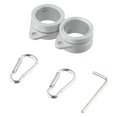 thumbnail image 1 of MYG 2 Pcs Anneau de Mât en Aluminium pour Mât 0.75-1 Po Rotation 360° Anti-Enchevêtrement, 1 of 9