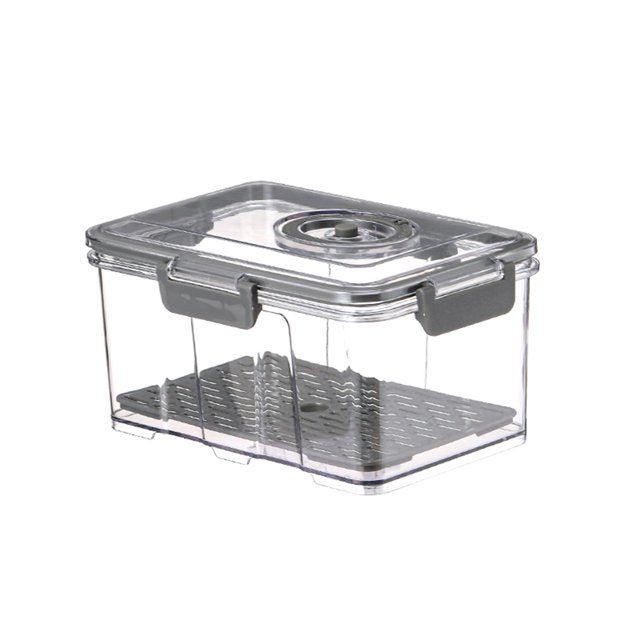 2-Piece Vacuum Food Saver Set, BPA-Free Storage Jars with Hand Pump for Refrigerator or Pantry