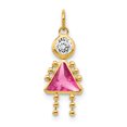 thumbnail image 1 of Pierre de Naissance Fille en Or Jaune 14K, 1 of 2