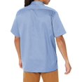 thumbnail image 3 of Dickies Mens Short-Sleeve Work Shirt, 4X, Gulf Blue, 3 of 6