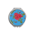 thumbnail image 1 of Miroir Compact à Main Bleu Rouge Dessin Artistique Rond Portable de Poche, 1 of 3