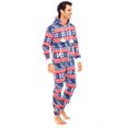 thumbnail image 4 of Combinaison de Pyjama Unisexe pour Hommes Adultes une Pièce Sans Pieds, 4 of 8