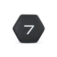 thumbnail image 4 of CAP Barbell, Black Neoprene Dumbbell, 7lb, Single, 4 of 5
