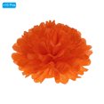 thumbnail image 3 of Unique Bargains 6' Tissue Pom Poms Paper Flowers Ball Wedding Party Decoration, Orange Red 10 Pack, 3 of 6