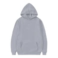 thumbnail image 4 of GDREDA Sweat à Capuche Preppy pour Fille, Manches Longues, Sweat Graphique Doux, Pull Mignon pour Enfants (Gris, 4-5 Ans), 4 of 5