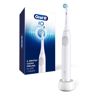 Oral-B iO Series 2 Rechargeable Electric Powered Toothbrush, with 1 Gentle Care Brush Head - Automatic Pressure Sensor to Protect Gums - 3 Modes - 2 Min Timer