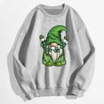 thumbnail image 2 of Pompotops Womens Shirts Round-Neck Print Long Sleeve Tops Printed Regular Blouse Clearance, 2 of 6