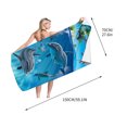 thumbnail image 2 of LSLJS Beach Towel Summer Beach Essentials Beach Towels Marine Animals Beach Towel Microfiber Double-sided Velvet Turtle Octopuss Beach Towel Swimming Bath Towel Versatile Beach Towel, 2 of 2