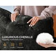 thumbnail image 4 of BEDEEP Ottoman de Rangement Mobile pour Canapé Sectionnel Modulaire, Ottoman en Chenille avec Rangement pour Salon, Noir, 4 of 7
