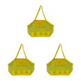 thumbnail image 1 of maskred Versatile Beach Toys Bag Durable Mesh Tote for Poolside Adventures Yellow Extra Large 3Set, 1 of 6