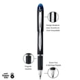 thumbnail image 3 of Stylos à bille uni® Jetstream, pointe moyenne (1,0 mm), bleu, paquet de 3, 3 of 10
