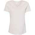 thumbnail image 2 of Bella Canvas 6405 Missy Jersey T-Shirt à Manches Courtes à Col en V, L, Heather Dust, 2 of 3