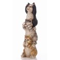 thumbnail image 4 of Hi-Line Gift Ltd Statue Empilable de Chats - Voir, Entendre et Parler Sans Mal, 4 of 5