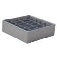 thumbnail image 3 of Luzkey Underwear Socks Storage Box Cabinet Closet Organizer Bathroom Washable Dividers Multifunction Storage Bin Container for Socks Light Gray 24 Grid, 3 of 8