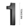 thumbnail image 2 of RXIRUCGD 3 Inch Black Modern House Numbers Mailbox Numbers 0-9 Self-Adhesive Street Door Home Address Metal Numbers For Outside Or Inside Signs Easy Install, 2 of 2