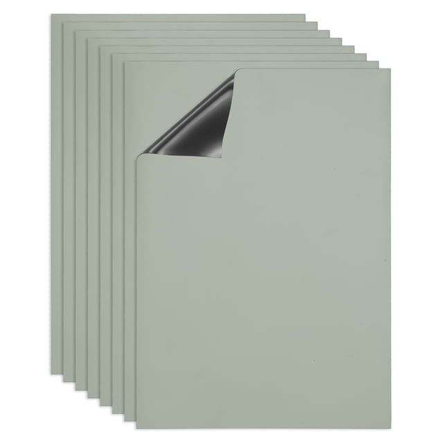 Tableau Effaçable à Sec, A4 8 Pack Tableau de Calendrier pour Réfrigérateur Aimants Tableau Blanc, Gris
