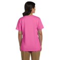 thumbnail image 3 of Hanes 5780 Coupe Décontractée Femmes Comfortsoft T-Shirt à Col en V Grand Rose, 3 of 3