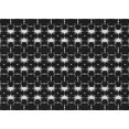 thumbnail image 1 of Ahgly Company Machine Washable Indoor Rectangle Transitional Night Black Area Rugs, 2' x 3', 1 of 7