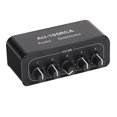 thumbnail image 3 of Bi Directional Audio Switcher, Audio Switch Splitter High Fidelity ABS Aluminum Alloy 5 Way  For DVD For Bass, 3 of 8