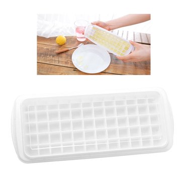 DIY Ice  Tray, Silicone Ice  Tray Odor Free with Lid for Home Use