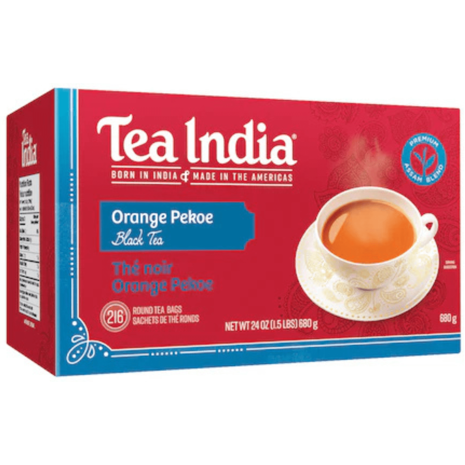 Tea India Orange Pekoe Tea Bags - 216 Count