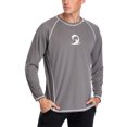 thumbnail image 2 of Men's Long Sleeve Active Rashguard Shirts Solid Workout Top Sports Tee UPF 50+, 2 of 6