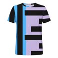 thumbnail image 4 of Styesk T-Shirts pour Homme Hommes Mode Décontractée Imprimé Sport Manches Courtes Col Rond Chemisiers Chemises, 4 of 4