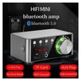 thumbnail image 1 of 100W Audio HiFi Bluetooth 5.0 Power Class D Amplifier Tpa3116 Digital Amp Home Audio Car Marine USB AUX IN Mini Audio ,Bluetooth 5.0, 1 of 6