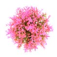 thumbnail image 1 of 1 Pcs Aquarium Plants Decorations Artificial Grass Ball Pink 3.74x3.74 Inch, 1 of 7