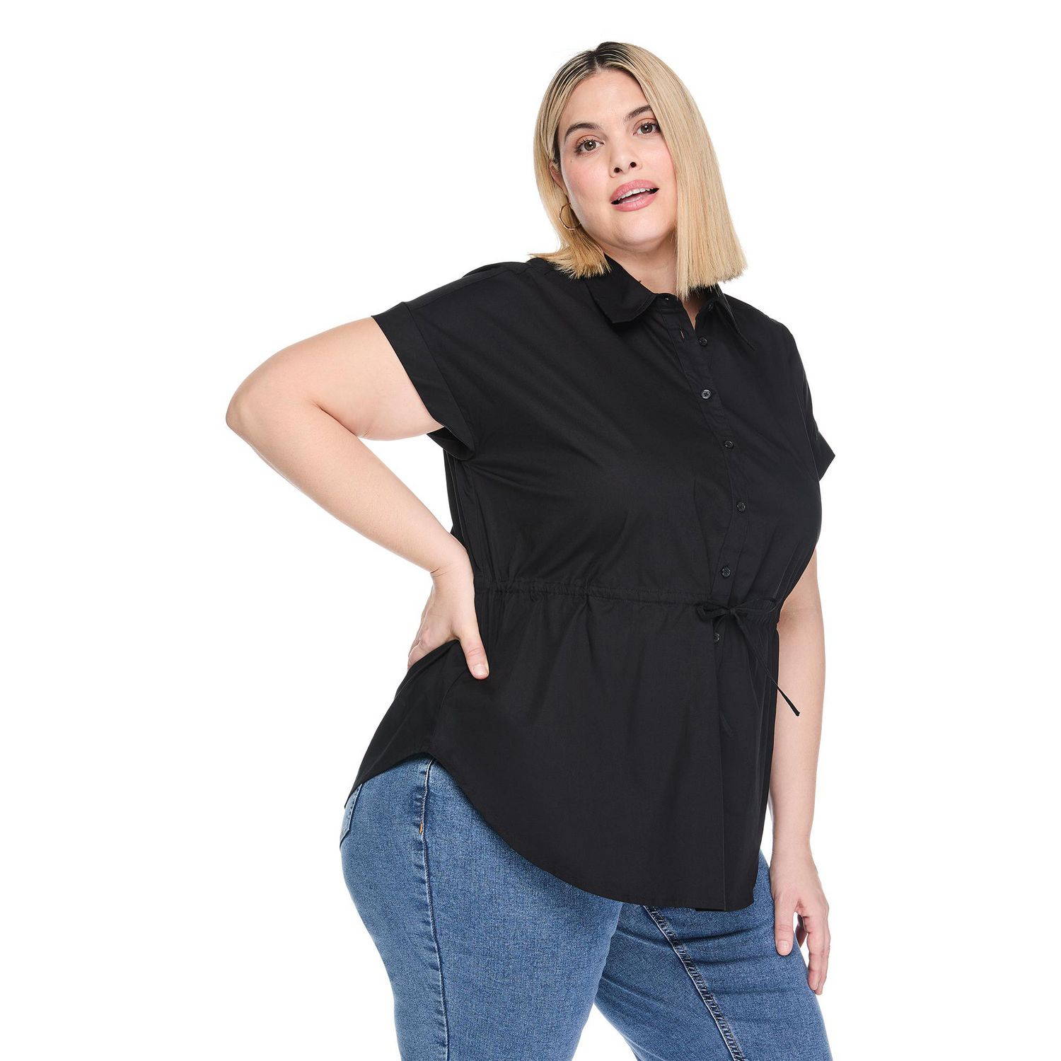 Chemise cintrée à la taille Lane Bryant Plus pour femmes