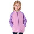 thumbnail image 1 of TZEWGL Full Zip Polar Fleece Jacket For Child Long Sleeve Crew Neck Coat For Kids size 9-10T, 1 of 4