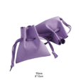 thumbnail image 3 of QualitChoice 50 Pieces Gift Bag Portable Drawstring Solid Color Candy Ring Jewelry Cellphone Storage Pouch Pocket Organizer Wine Red Purple, 3 of 6