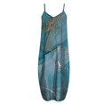 thumbnail image 5 of Lenago Robes de Mariée Grande Taille pour Femme Été Imprimé Sans Manches Col Rond Aguichant Robe d'Été Décontractée Fluide Robe de Plage en Liquidation, 5 of 5