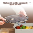 thumbnail image 4 of EGNMCR Kitchen Gadgets, Kitchen Accessories, Kitchen Utensils & Gadgets Bento Boxes For Adults - 1100 ML Bento Lunch Box For Kids Childrens With Spoon & Fork - Perfect Size For Meal Bento bin, 4 of 6