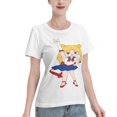 thumbnail image 2 of T-Shirt Basique à Manches Courtes pour Femmes Sailor Moon Édition Q Tsukiha, 2 of 6