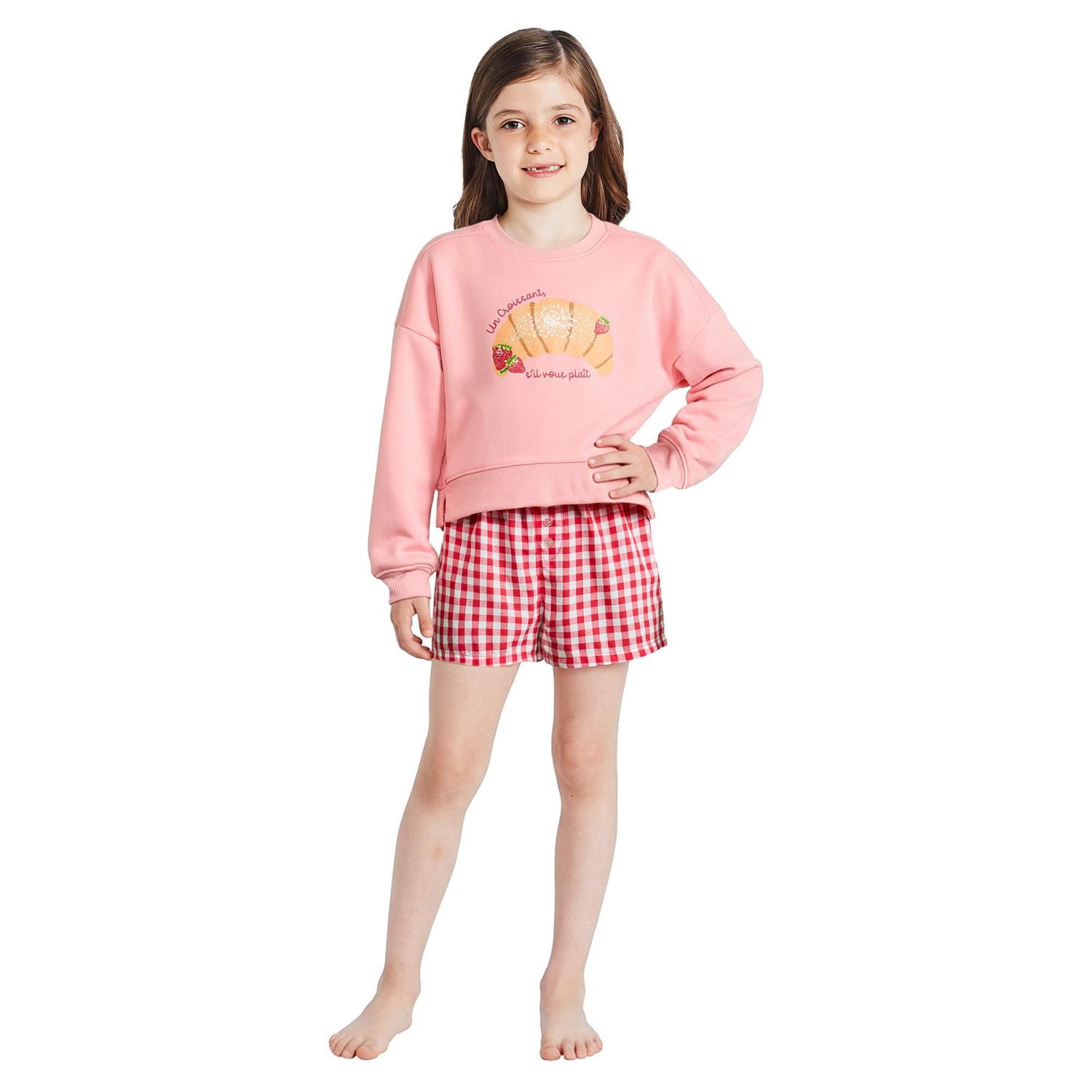 Pyjama 2 pièces avec short George pour filles