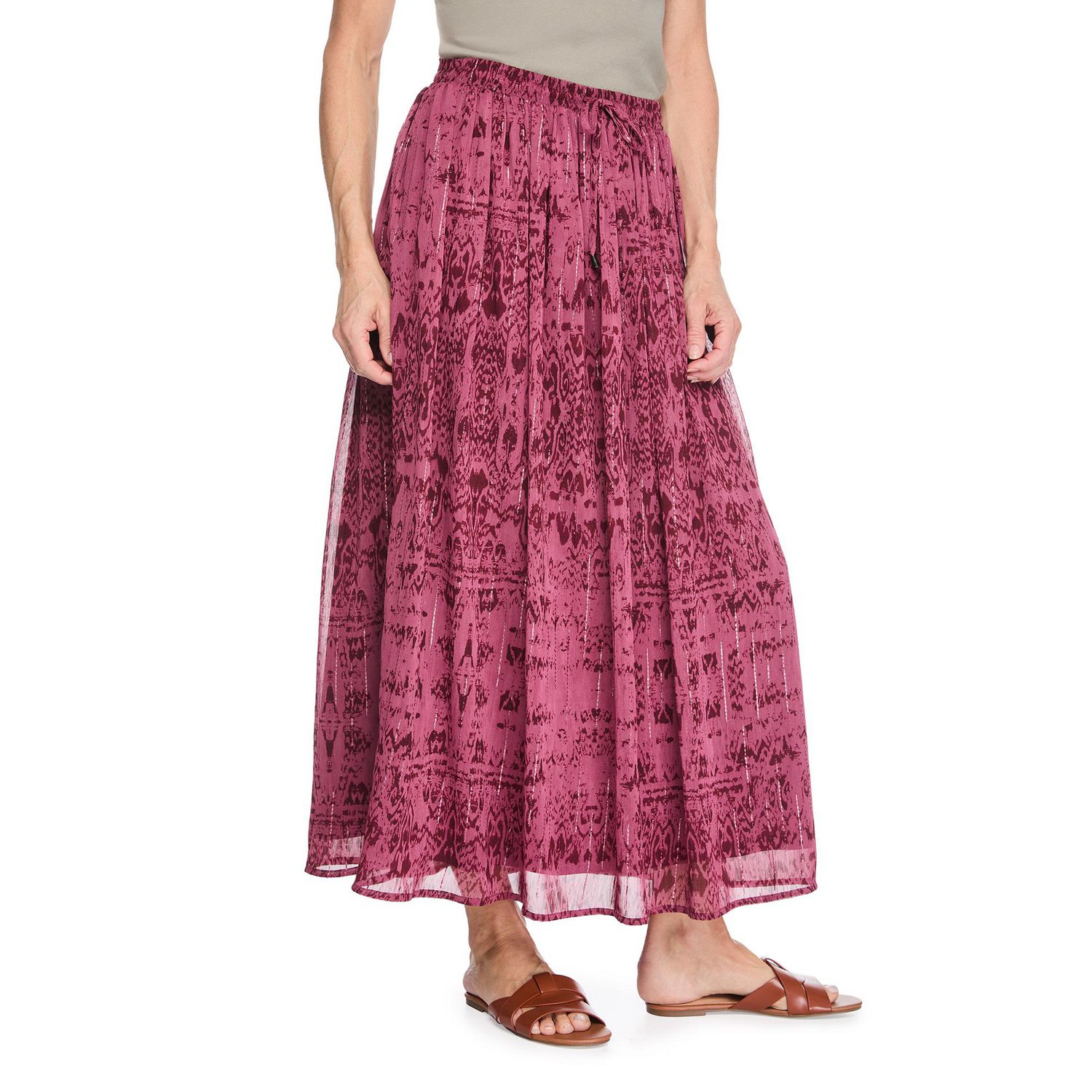 Iyla Women's Chiffon Maxi Skirt