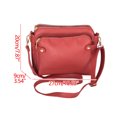 thumbnail image 2 of matoen Three Layer Leather Shoulder Bag Small Size Large Capacity Card Bag Fashion Bag Soft Leather, 2 of 9