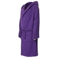 thumbnail image 3 of Girls Hooded Purple Towel Bathrobe, 3 of 3