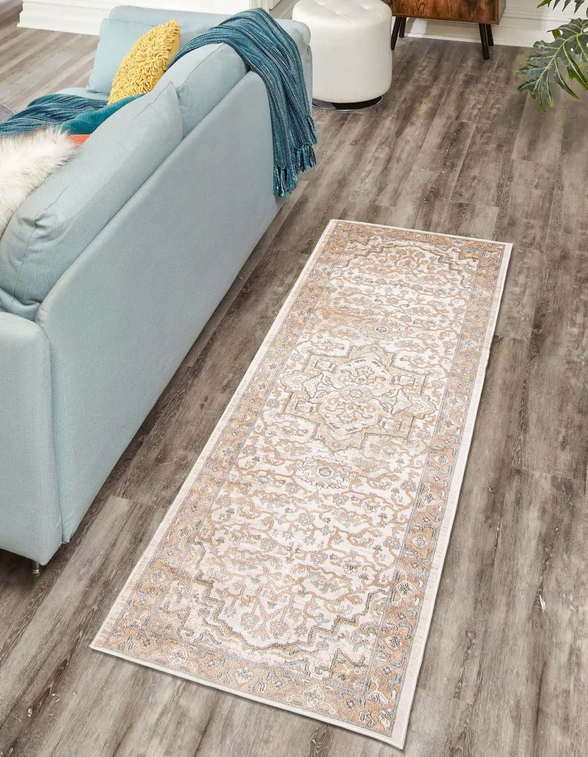 ECARPET Stassie Tapis de Couloir Traditionnel pour Salon, Chambre, Salle A Manger, Entrée, Couloir et Plus Encore.