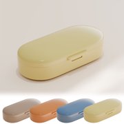 Sentmoon Pill Organizer Travel Large Pill Organizer Portable Box Mini Box Light-proof Tablet Storage Box Mini Small Portable Compartment Packaging Box