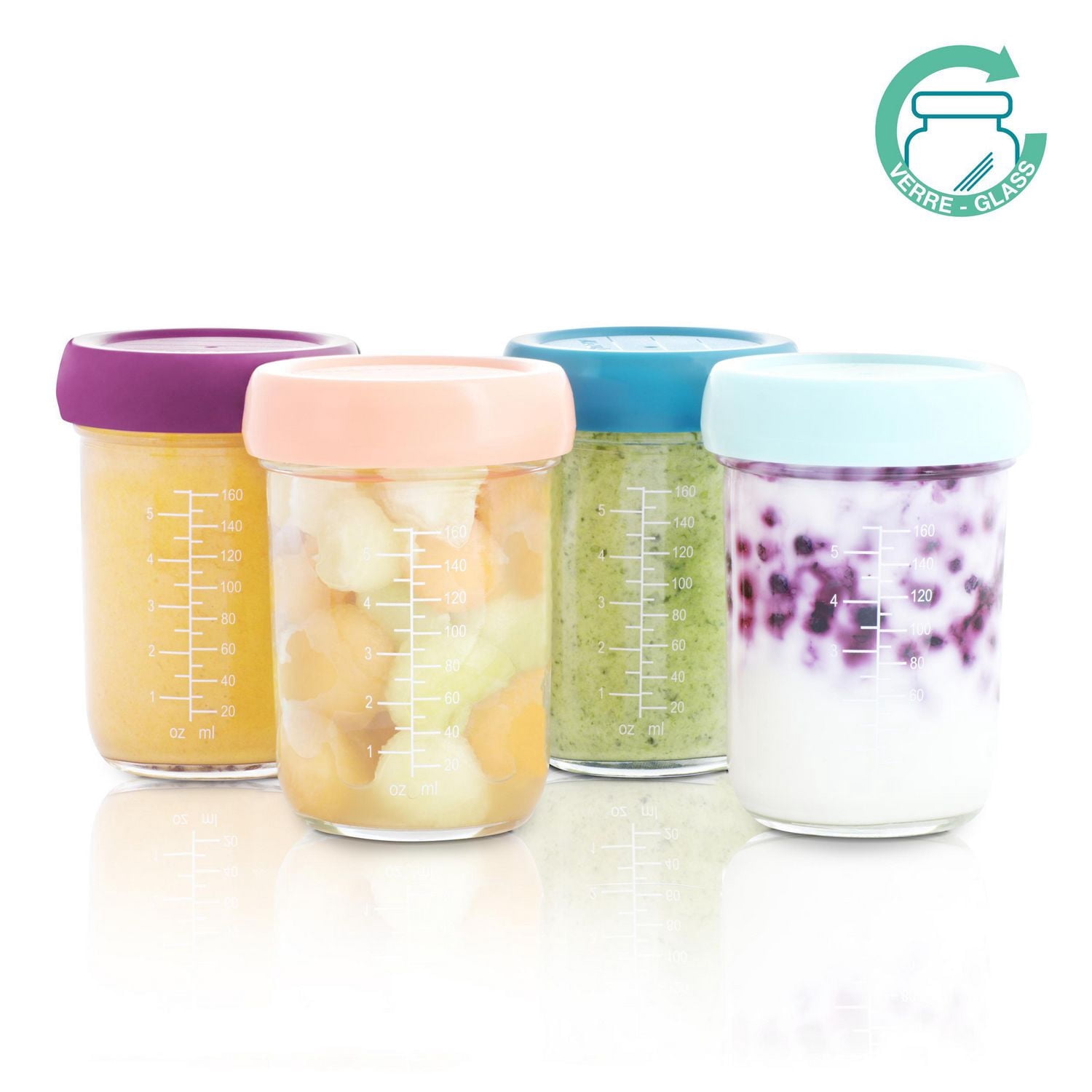 Babymoov Pots de Conservation en verre