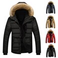 thumbnail image 1 of Men's Waterproof Winter Jacket Warm Winter Coat Outdoor Ski Snow Hooded Jacket, 1 of 1