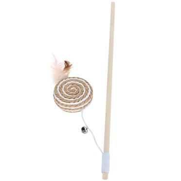 Baguette Jouet pour Chat, Bâton Taquine-Chat Flexible et Léger Facile à Ranger pour la Maison pour Animal de Compagnie