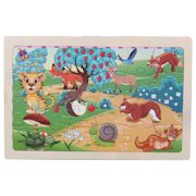EGNMCR Wooden Puzzles Toddler Toys Gifts For 1 2 3 Year Old Boys Girls Toddler Sensory Toy Wooden puzzle