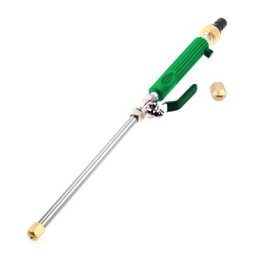 Amdohai Good Quality Alloy Wash Tube Hose Car High Pressure Power Water Spray Washer with 2 Spray Tips Tools Auto Maintenance Cleaner Watering Lawn Garden Green