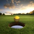 thumbnail image 1 of FONDOTIN Indoor Golf Practice Balls 50Pcs Yellow EVA Colored Golf Balls, 1 of 8