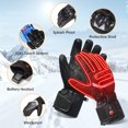 thumbnail image 2 of Savior Heated Men's Motorcycle Gloves, Riding Off-Road Extreme Sports Mittens Black XS-3XL, 2 of 7
